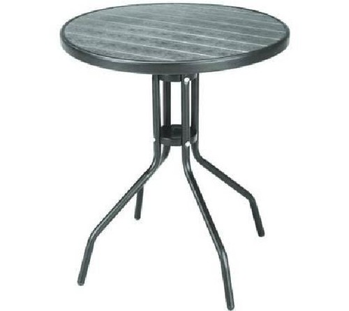 Tavolo wood grey in rattan - grey,