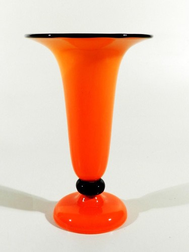 Vaso vetro art nouveau - art,