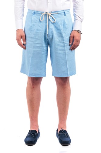 Bermuda uomo 100 lino made - bermuda,