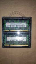 RAM Hynix DDR2 1GB 2Rx8 PC2-5300S-555-12 HYMP512S64CP8-Y5 Coppia Di RAM Laptop