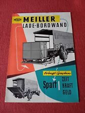 MEILLER LADE BORDWAND SPONDE IDRAULICHE CARICO CAMION TRUCKS BROCHURE TEDESCO 