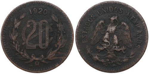 Messico mexico 20 centavos - messico,
