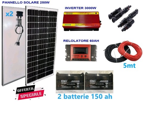 Kit fotovoltaico giornaliero - kit,