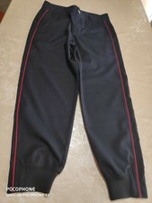 pantalone uomo nero con inserti rossi  originale AX taglia M