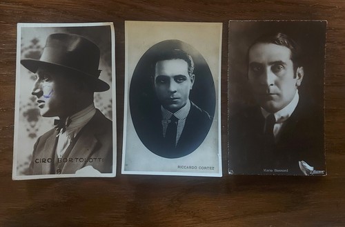Attori registi cartoline - attori,
