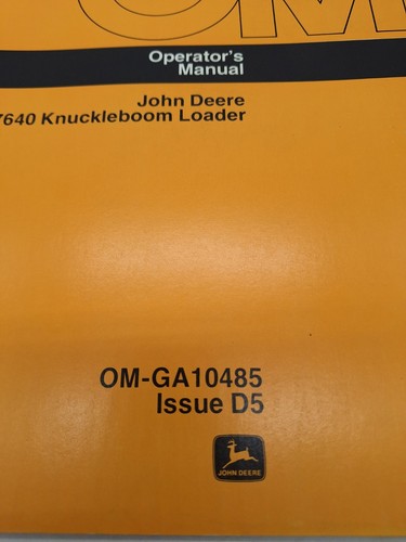 John deere 7640 - 7640, knuckleboom