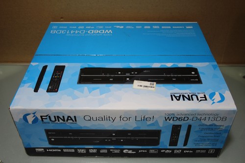 Funai wd6d d4413db vhs dvd - wd6d-d4413db,