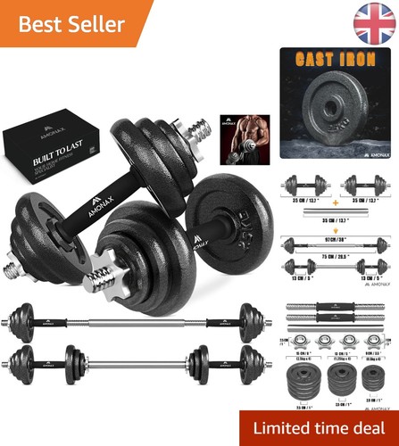 Set manubri regolabili 30kg - set,