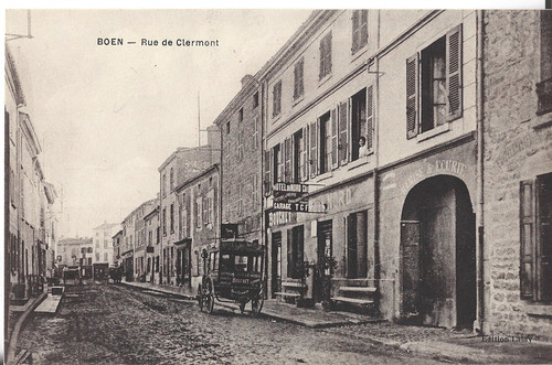 Cpa boen rue de - cpa, 42