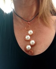 Collana Rame E Perle
