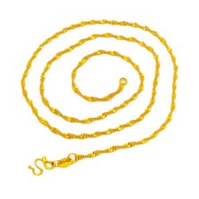 Collana oro nuova 9999 catena