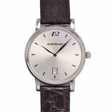 Nuovo Arrivo Montblanc MONTBLANC Star Classic Data Uomo Quarzo 2 Mani SS Pelle