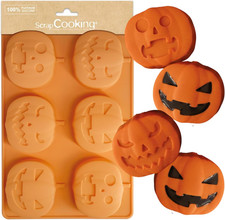 - Stampo in Silicone Zucche - Stampo per Torte, Pasticcerie Halloween - 2994