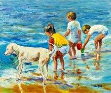 F Guey (Europe,20C) oil painting 136760