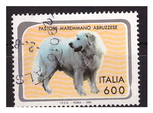 Pastore maremmano francobollo - maremmano,