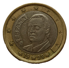 1 EURO SPAGNA 1999 PRIMA SERIE- Re Juan Carlos I de Borbon. 