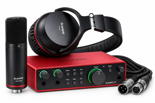 Focusrite scarlett 2i2 - scarlett, studio