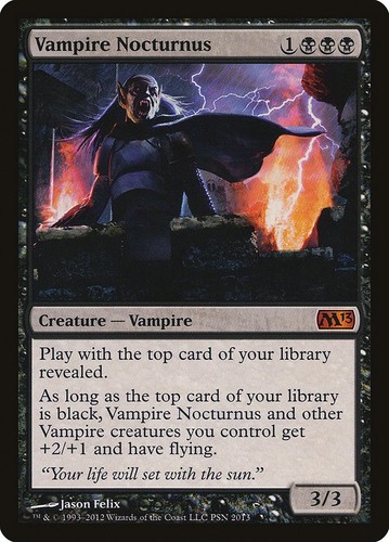 Mtg vampire nocturnus exc - exc,