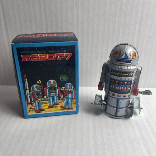 Robot mechanical walking tin - robot-7,