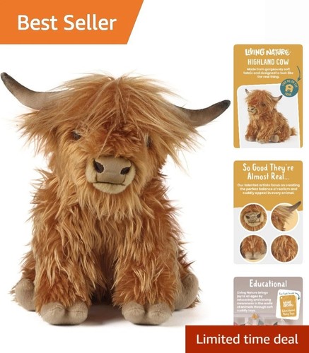 Highland mucca marrone peluche - mucca,