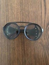 steampunk occhiali  wonderful! High fashion! rare aviatore lunettes clock orange