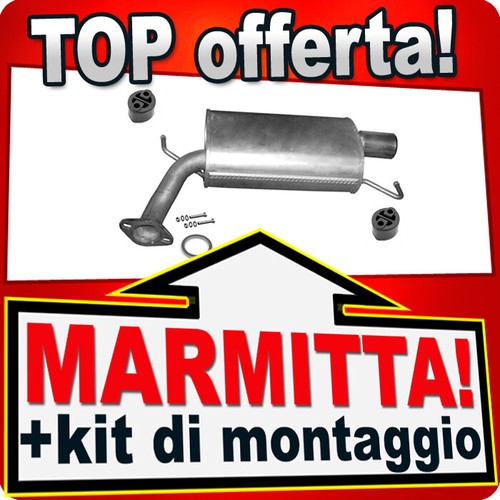 Silenziatore posteriore per - silenziatore,