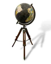 Antico mappamondo del mondo