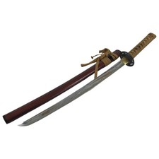 Spada giocattolo giapponese imitazione metallo Chisa Katana Wakizashi Nashiji lacca JK782