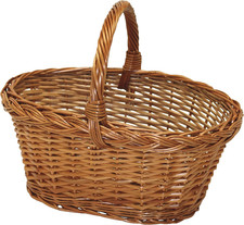 Cesto Di Vimini Spaccato Da