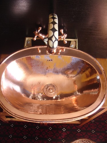 Lavabo ovale rame - lavabo,