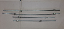 4 TUBI FRENO IN METALLO-AUTO EPOCA FIAT-LANCIA-ALFA-10X1 MM -COME DA FOTO