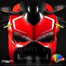 2 Adesivi cupolino per  moto Ducati Panigale V4 V4S V4R V2 899 1199 2020-24