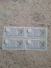 4 BANCONOTE 500 LIRE MERCURIO