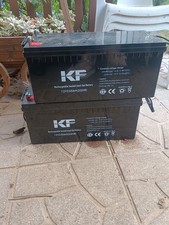 2 Batteria Gel  12V 250ah per kit fotovoltaico pannello solare camper accumulo 