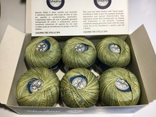 6 gomitoli cotone n.5 sfumato per pizzi uncinetto e lavori a maglia Shadow AMBRA