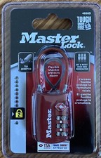 Master Lock 4688D Set Your Own Combination Lucchetto Cavo Accettato Tsa{Rosso}?