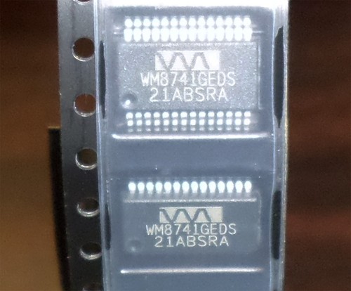 2pcs wm8741 wolfson bit - wolfson, 24-bit