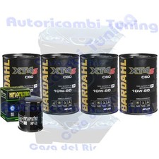 Kit Tagliando Olio Bardahl XT4S 10W50 Filtro Per Arctic Cat 400 TRV Core 2013
