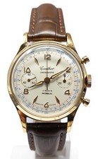 Orologio Comthor mechanical cronograph vintage ebauche swiss watch 35mm elegant