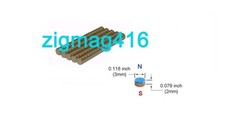 D3 x 2mm (D0.118" x 0.079")