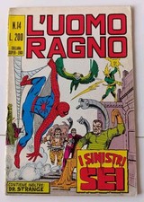 L'UOMO RAGNO corno N.14 I SINISTRI SEI dr. strange black knight ORIGINALE 1970