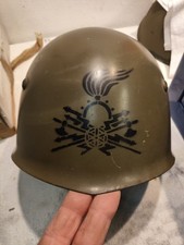 Elmetto Esercito Italiano Genio Trasmissioni M33 no WW2 Reali Regio RSI