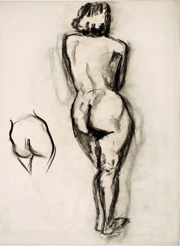 Disegno donna nuda 1920 - di,