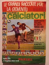 Album Figurine Calciatori 68-69 COMPLETO DI FIGURINE E SCUDETTI-IN OTTIMO STATO