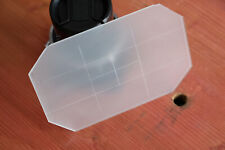 schermo di messa a fuoco 10x15 cm per banco ottico - griglia in terzi