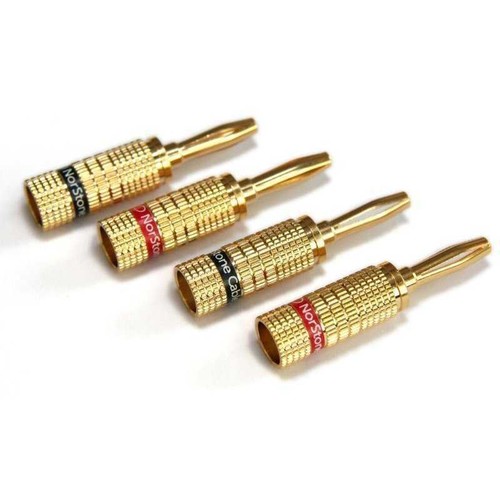 Norstone banana plugs set - set, pz