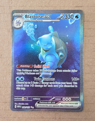 Pokemon 151 blastoise 2023 - s&v,