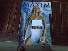 CALENDARIO DI ELENOIRE CASALEGNO DEL 2001 SU MAXIM ,OTTIME CONDIZIONI