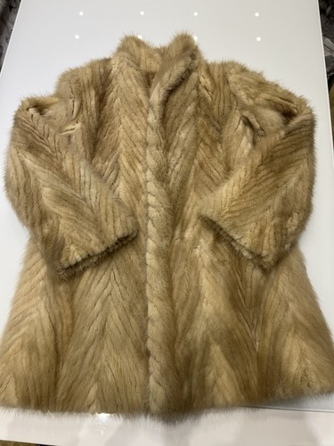 Pelliccia visone vintage miele - pelliccia,