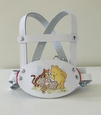 Imbracatura di sicurezza tradizionale in vera pelle per bambini redini da passeggio